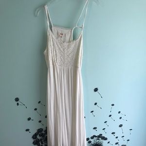 Cream Maxi dress